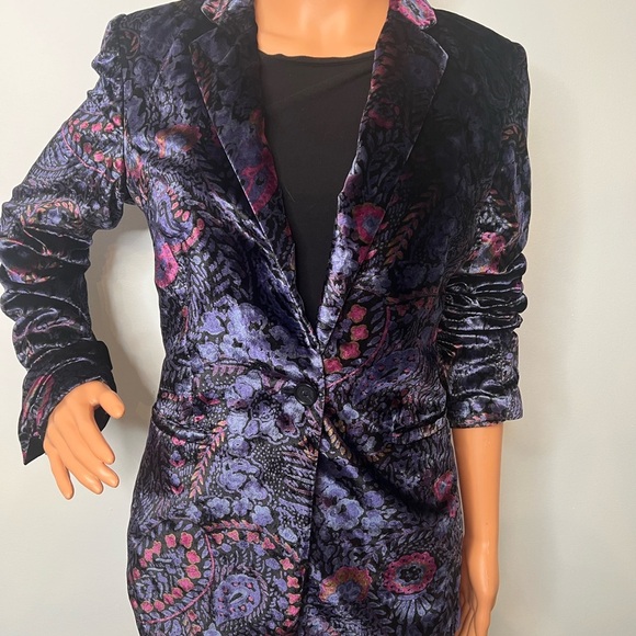 LOFT Jackets & Blazers - ✨💜 Early Ann Taylor LOFT Velvet Blazer • 1996 Vintage Rare Statement Piece 💜✨